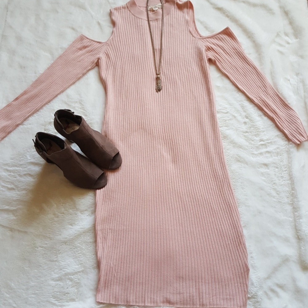 NWT- Cold Shoulder Dress